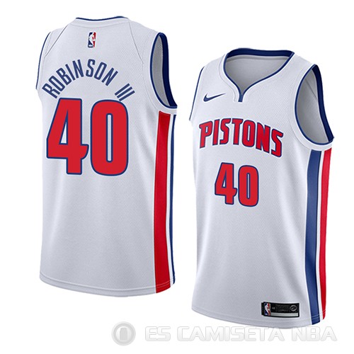 Camiseta Glenn Robinson III #40 Detroit Pistons Association 2018 Blanco - Haga un click en la imagen para cerrar